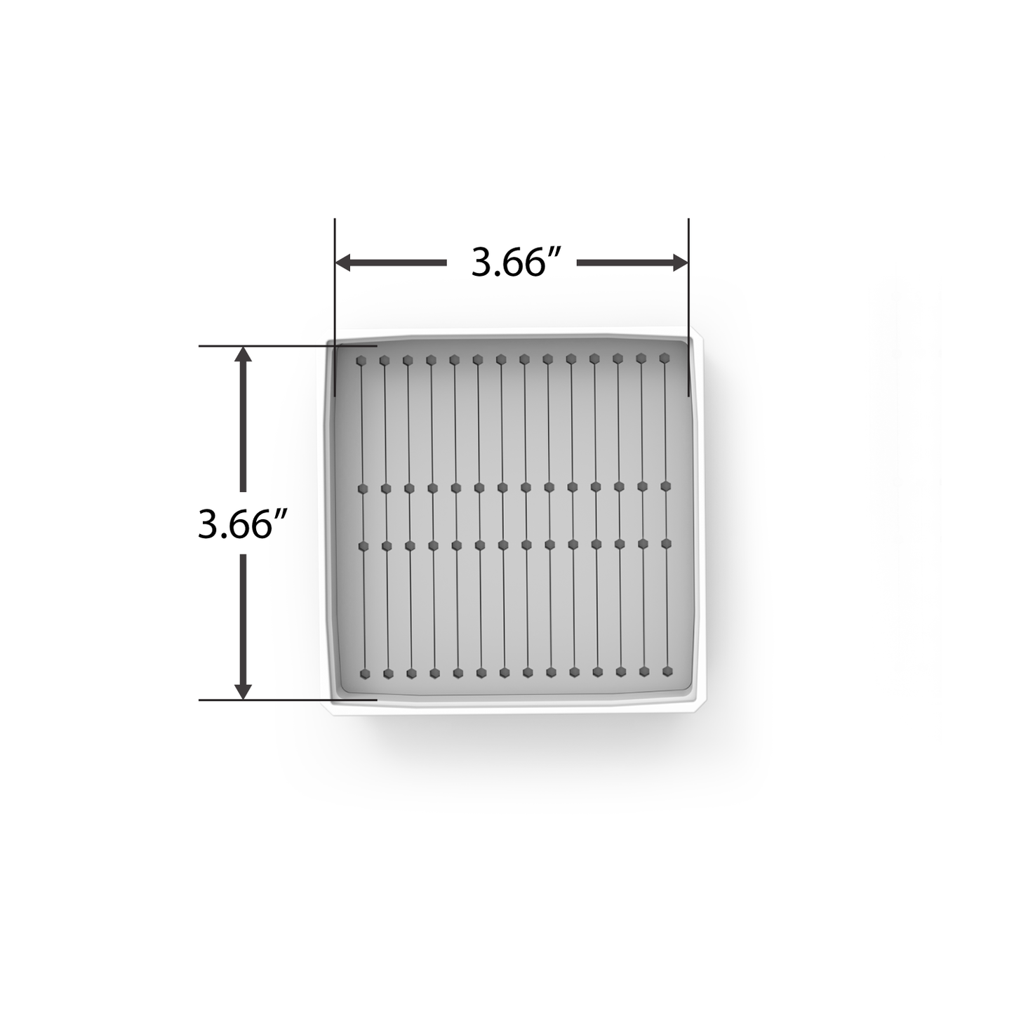 2 Customizable 2x2T (Thin) Bins - with Slotted Foam