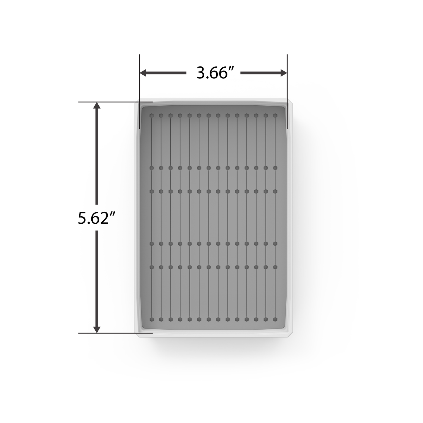 1 Customizable 2x3T (Thin) Bin - with Slotted Foam