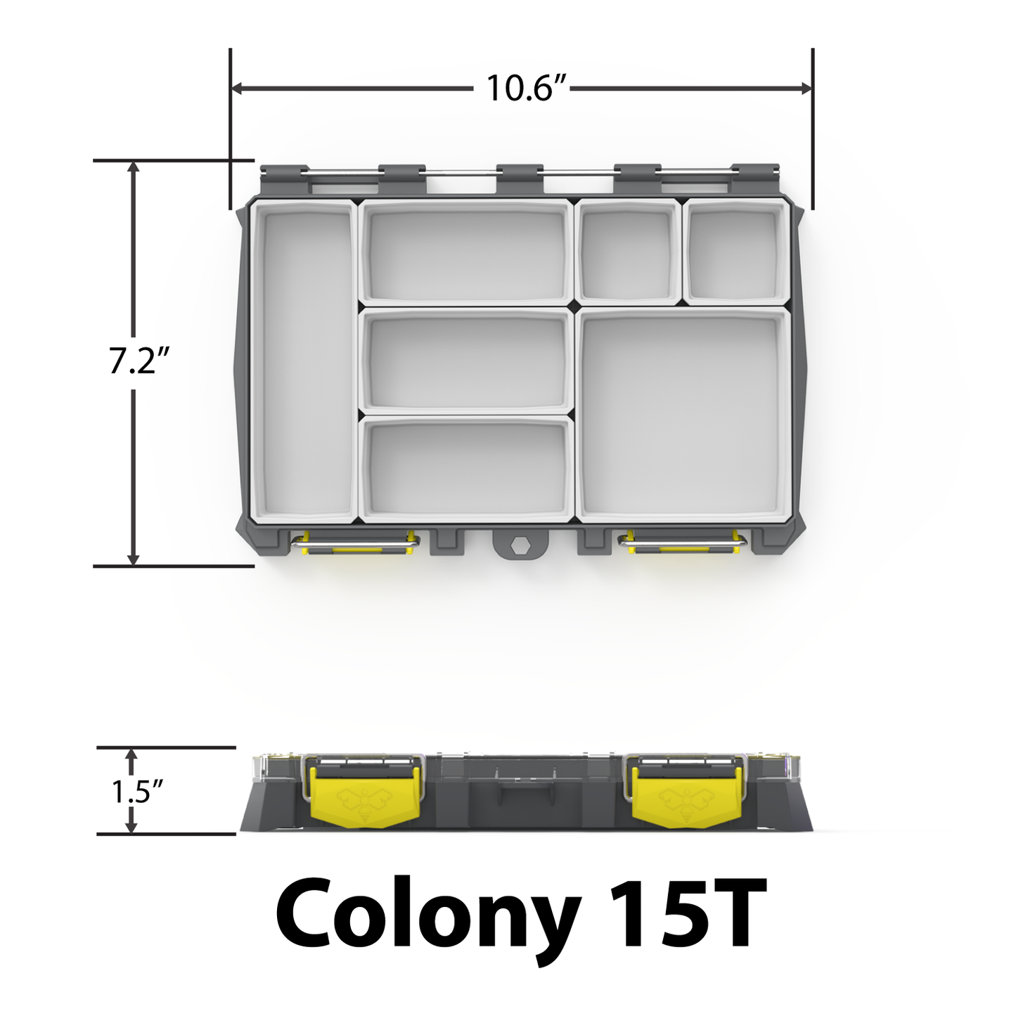 Colony 15T (Thin) Modular Tackle Box