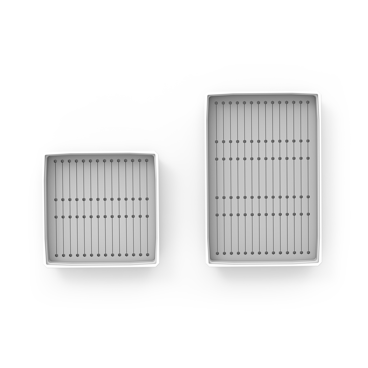 1 Customizable 2x3T (Thin) Bin - with Slotted Foam