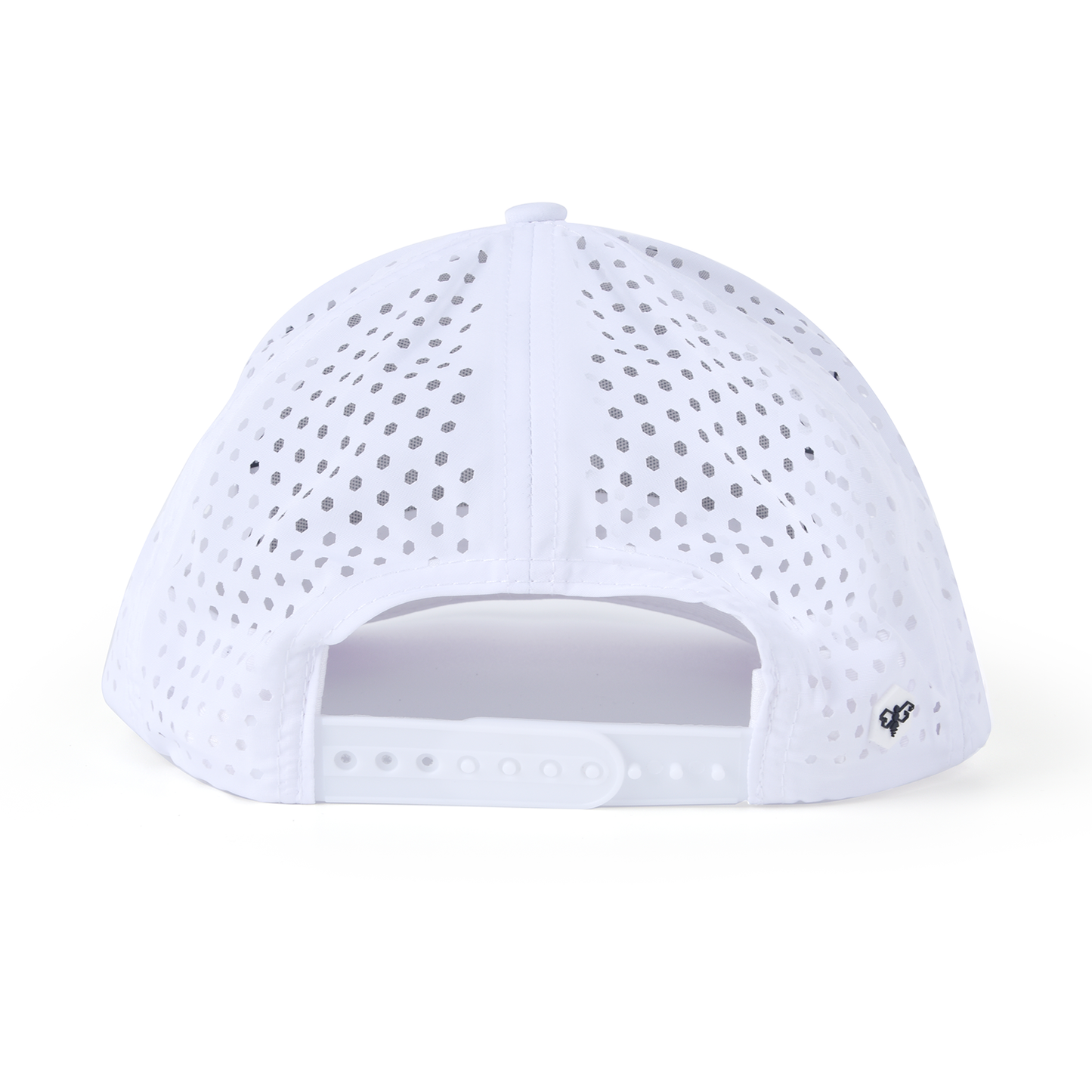 BUZBE Badge Performance Trucker Hat - White