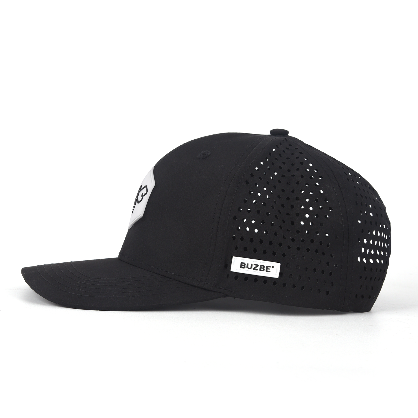 Bee Logo Performance Trucker Hat - Black