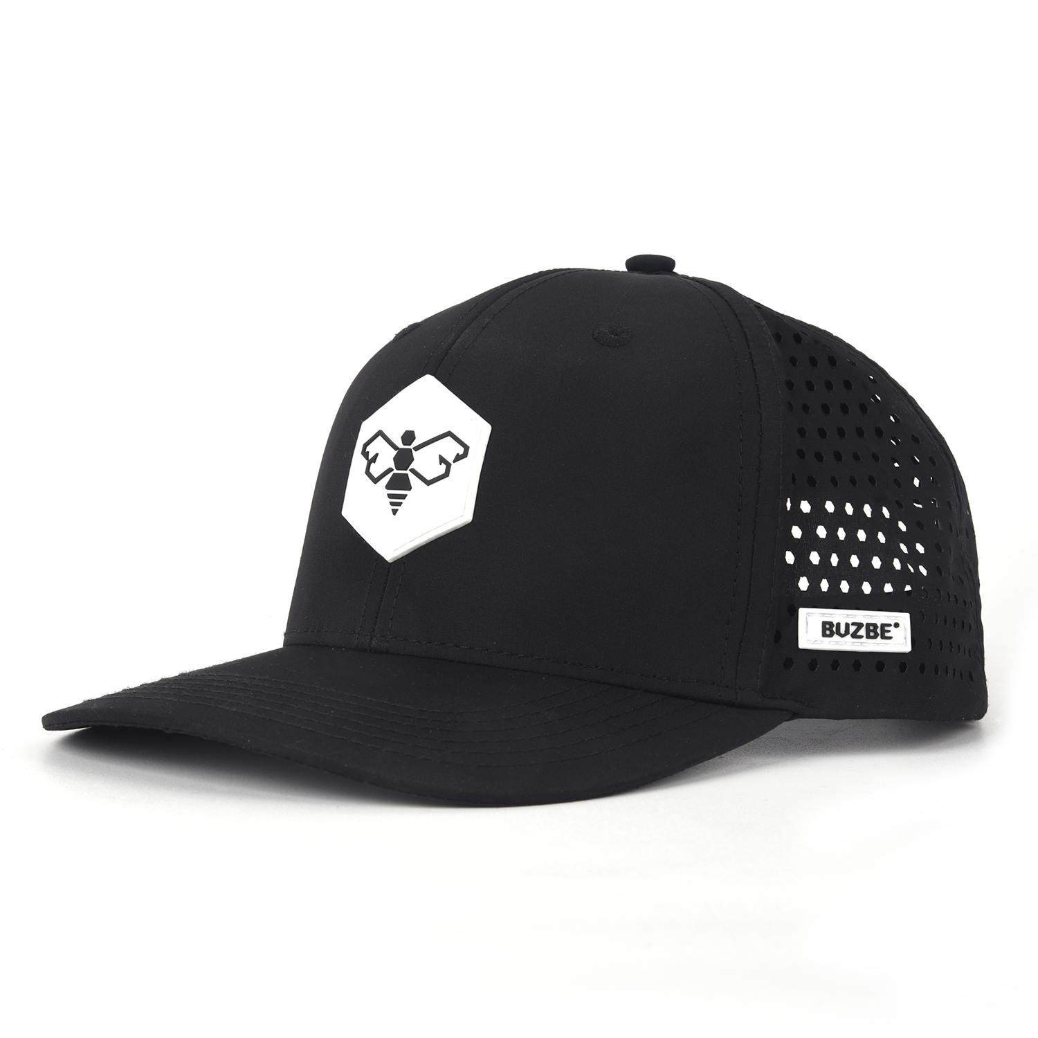 Bee Logo Performance Trucker Hat - Black – BUZBE Bee Logo Performance Trucker Hat - Black – BUZBE