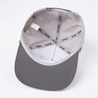 Multi-Hex Badge Rope Hat-Light Grey