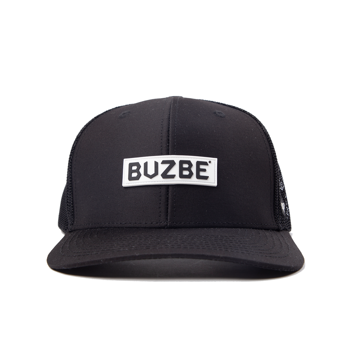 BUZBE Badge Trucker Hat-Black
