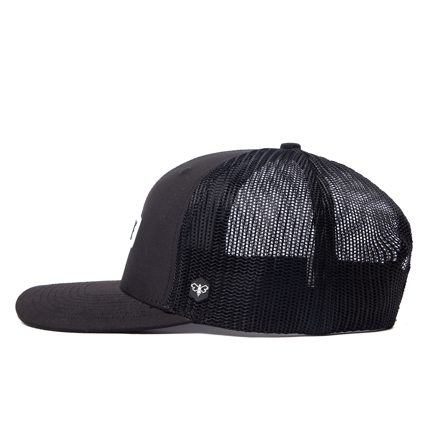 BUZBE Badge Trucker Hat-Black
