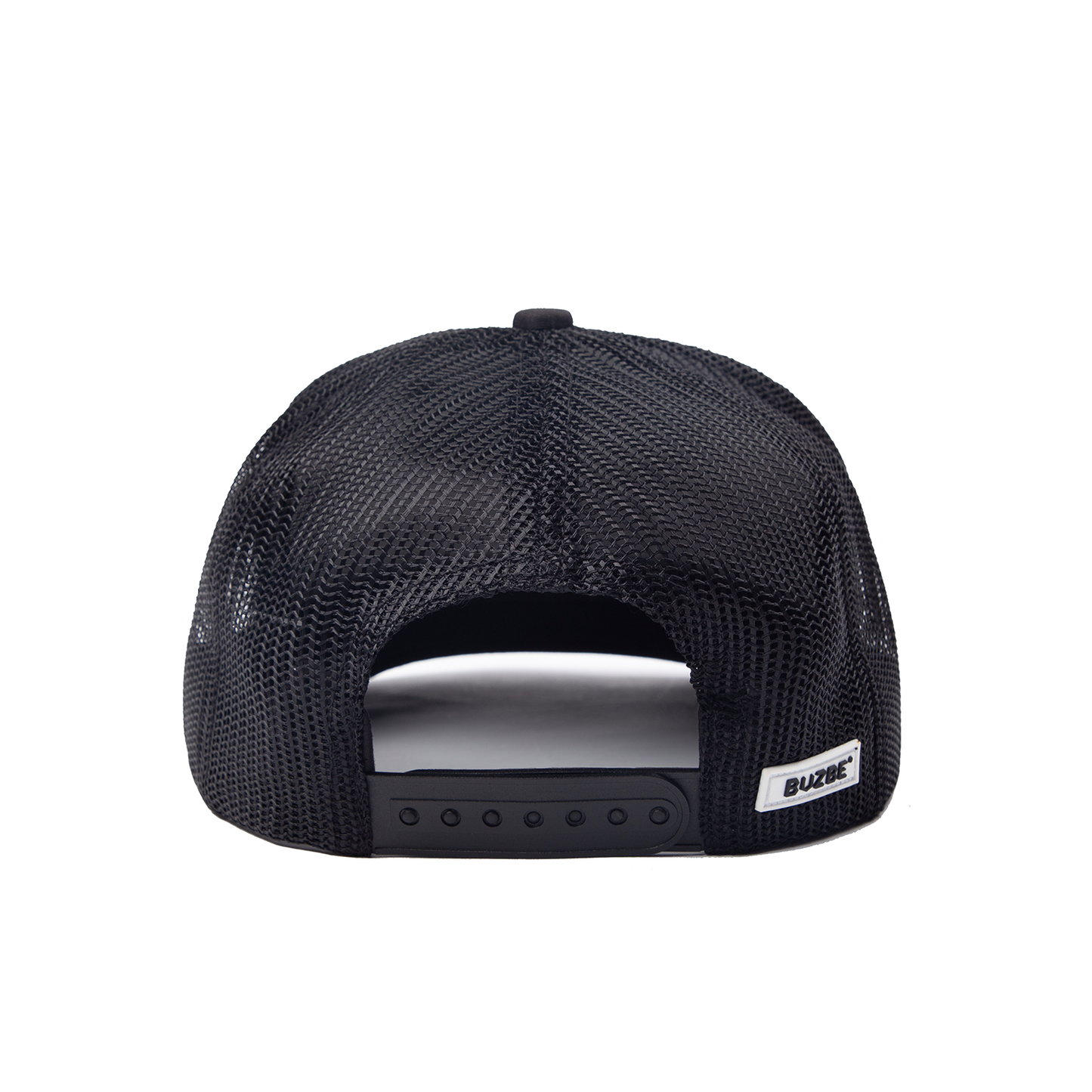 BUZBE Badge Trucker Hat-Black