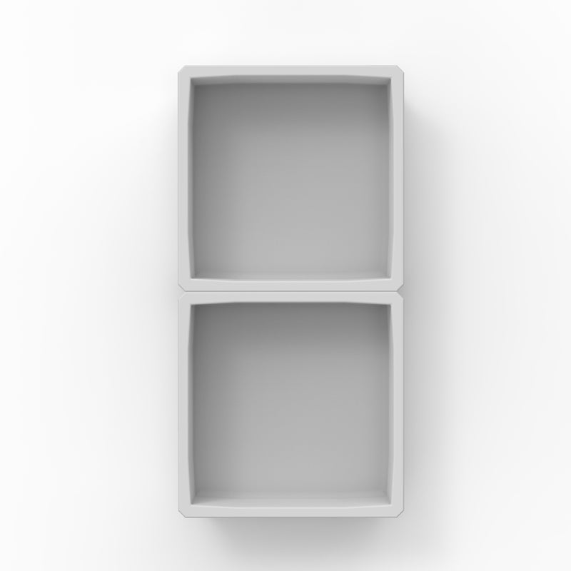 2 Customizable 2x2 Bins (3.56" x 3.56")