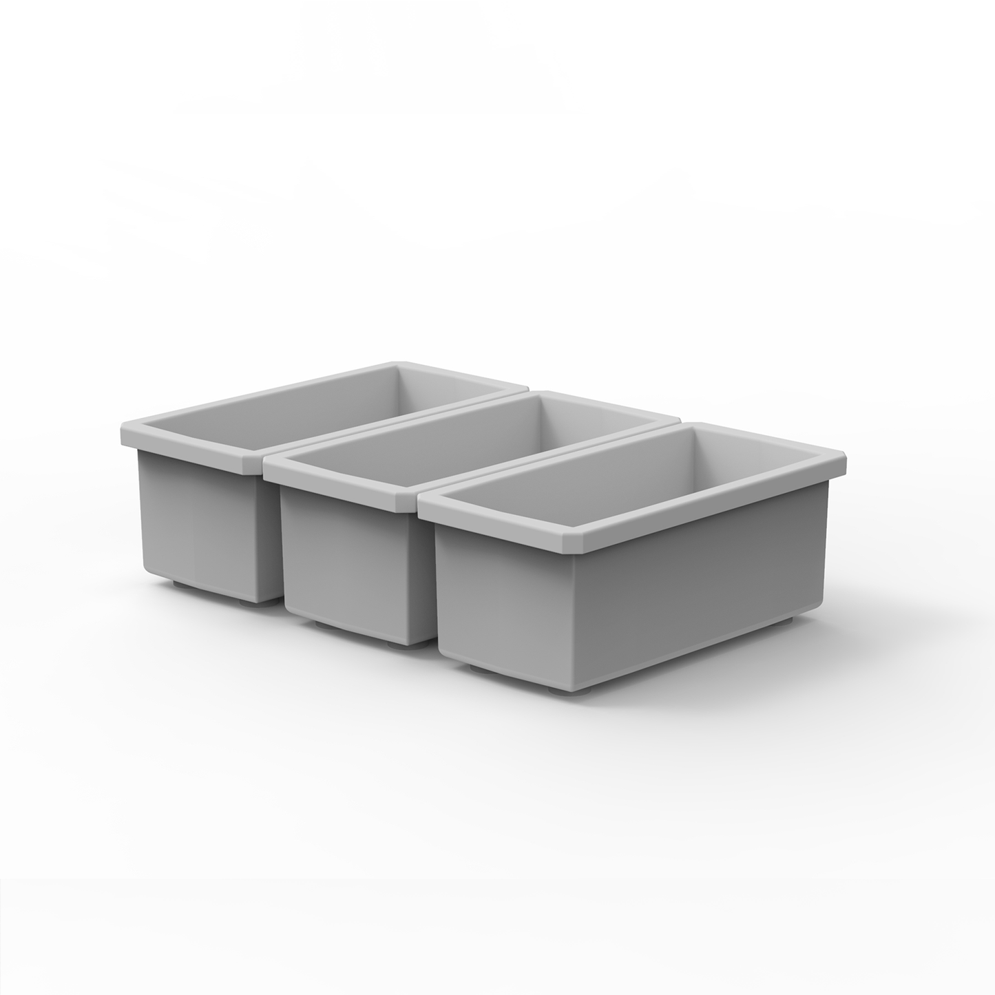 3 Customizable 1x2 Bins (1.6" x 3.56")