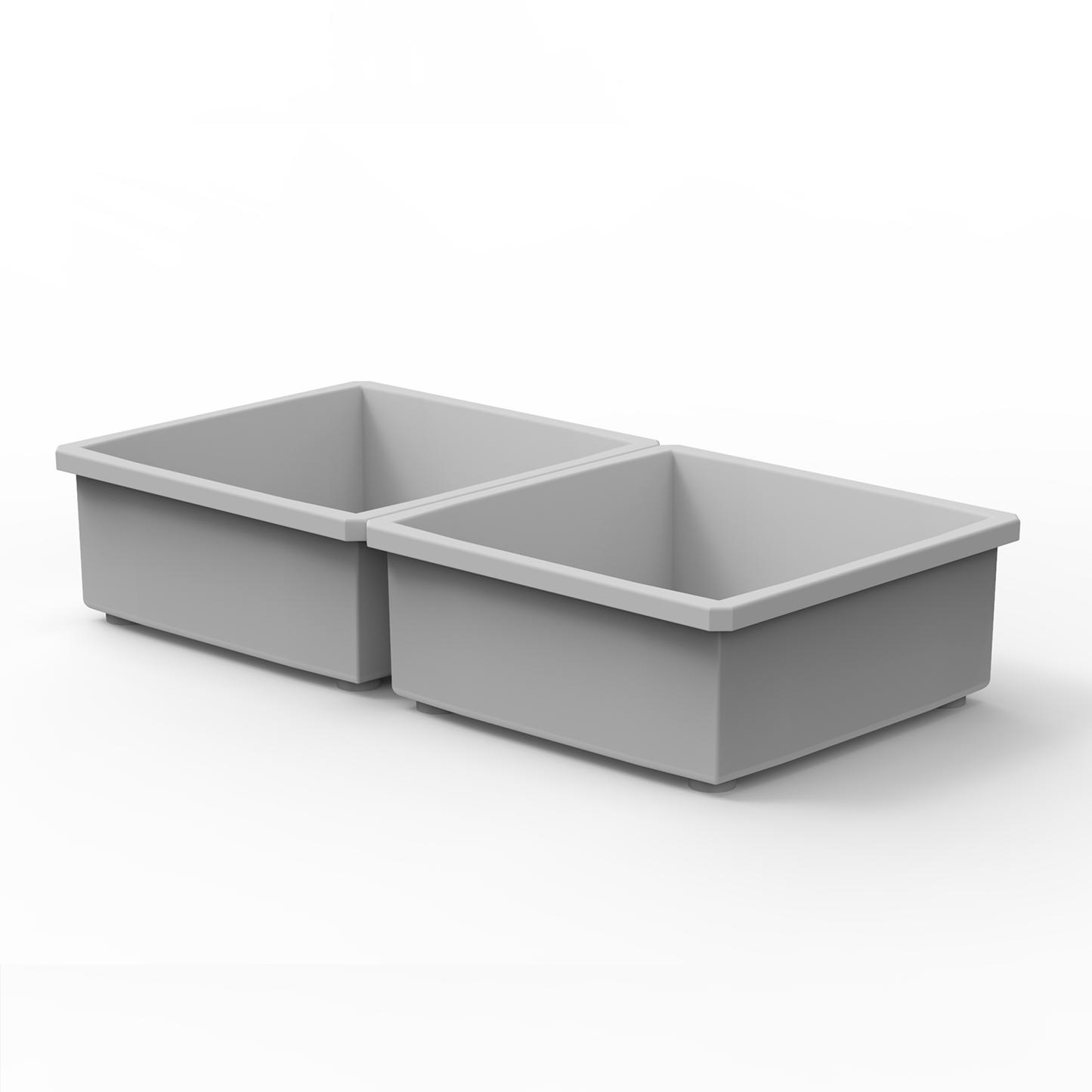 2 Customizable 2x2 Bins (3.56" x 3.56")