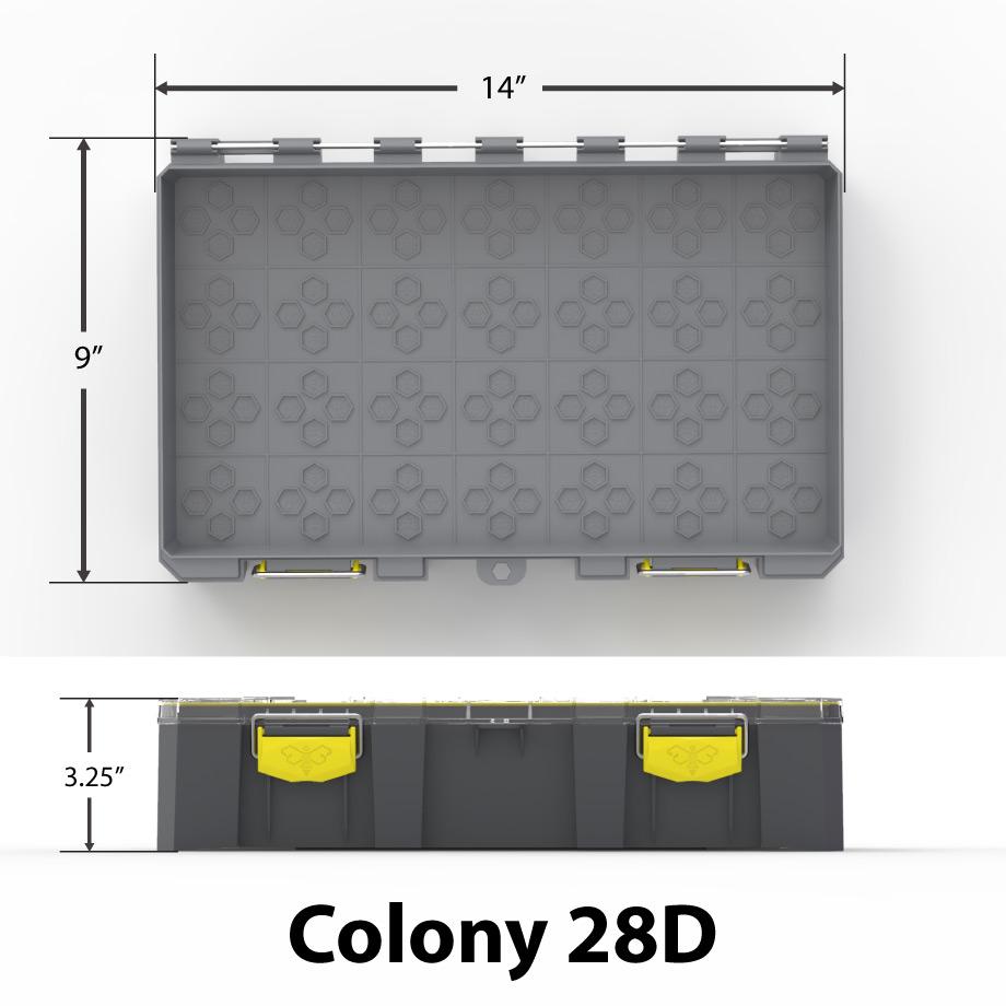 Medium-Long - Colony 28D (Deep) Modular Tackle Box