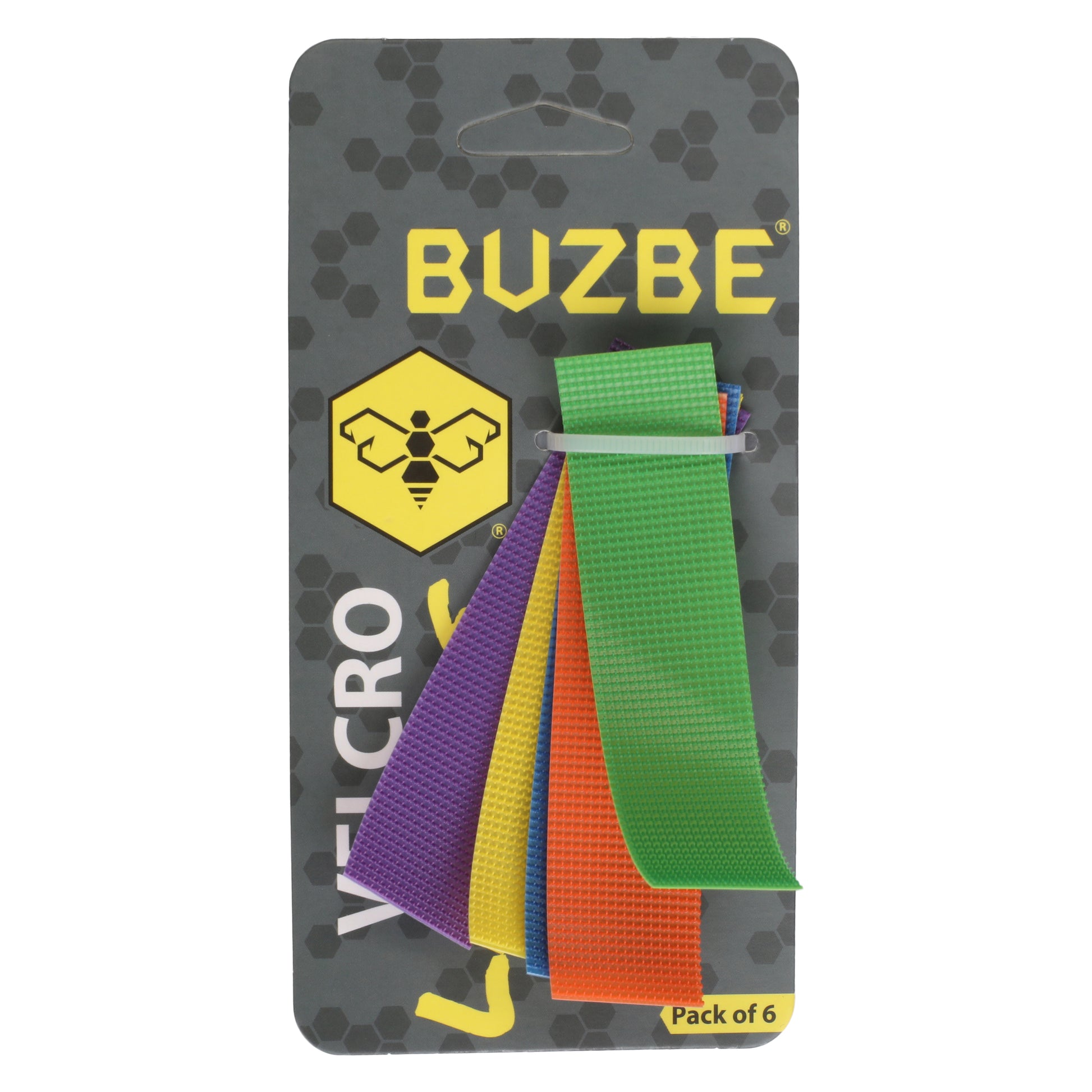 Buzbe Velcro Labels Colored Large