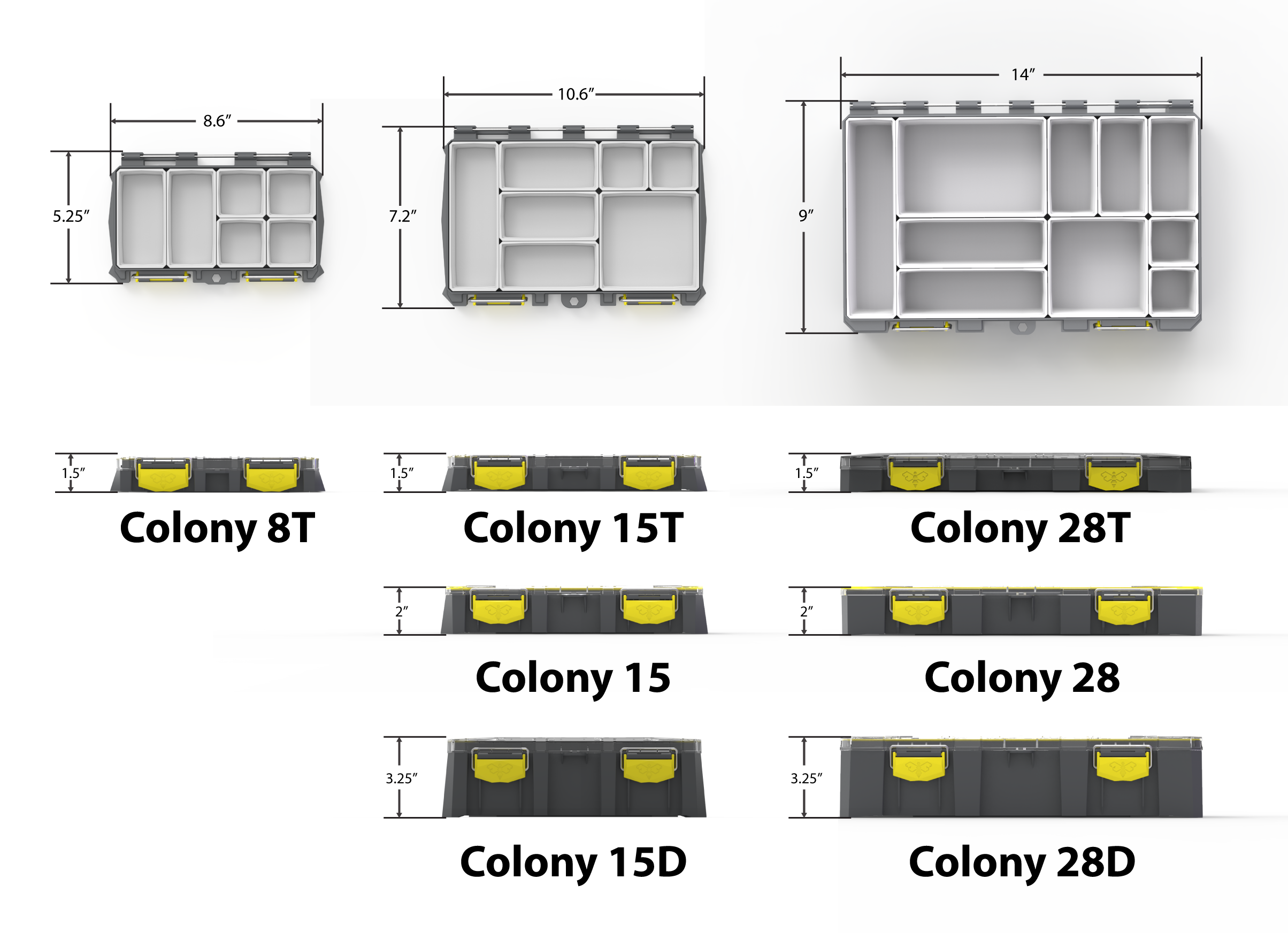Colony 28 Modular Tackle Box – BUZBE