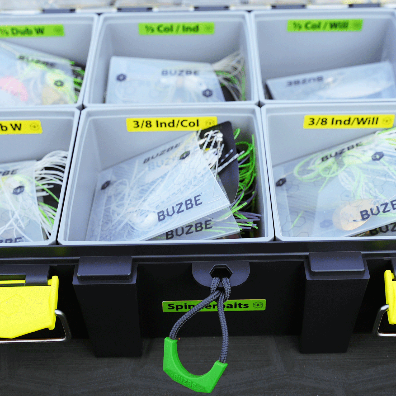 dubs custom tackle box Buzbe Waterproof Sticker Labels Variety Pack Color Rush
