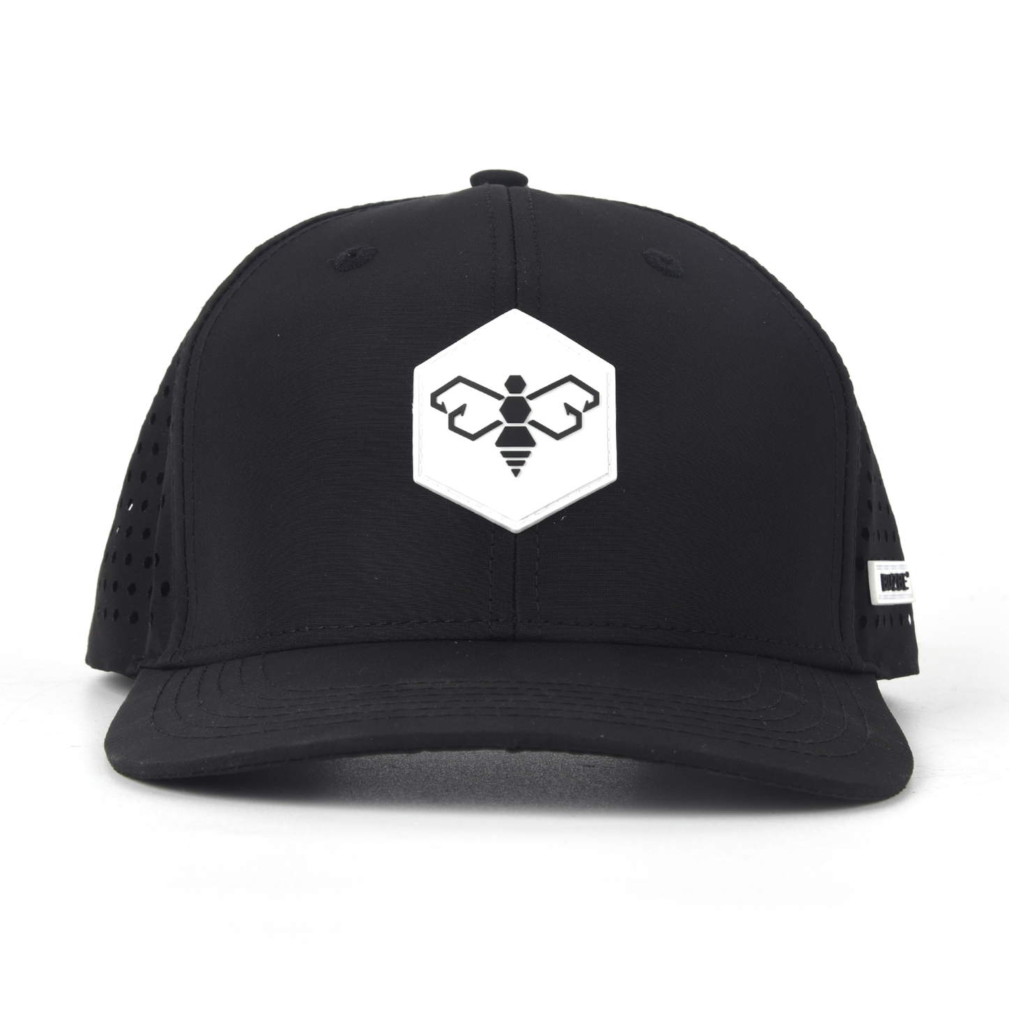 Bee Logo Performance Trucker Hat - Black