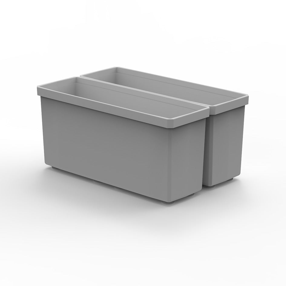 2 Customizable 1x3D (Deep) Bins (1.7" x 5.62")