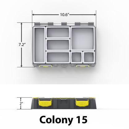 Colony 15 Modular Tackle Box – BUZBE