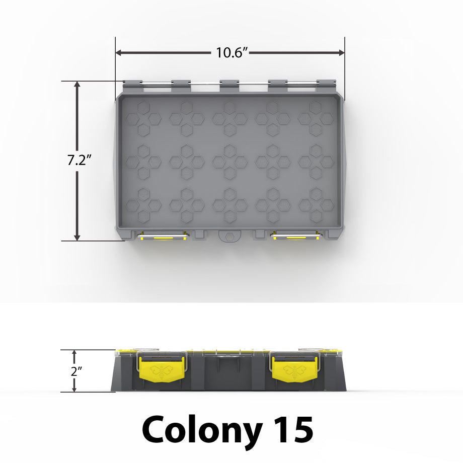 Buzbe Colony 15 Modular Tackle Box, All-Small