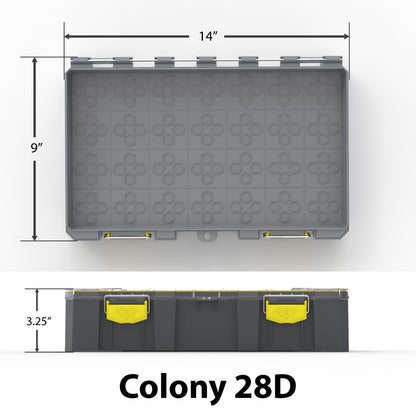 Empty Colony 28D (Deep) Modular Tackle Box
