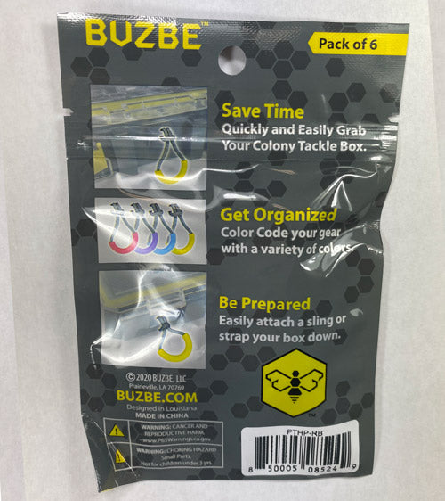 Pull Tab & Hitch Point - Pack of 6 - COLOR RUSH – BUZBE