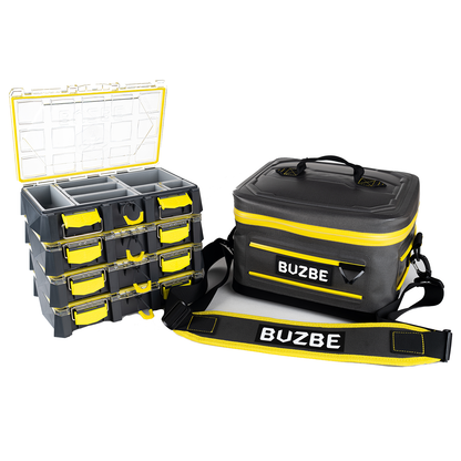 15 inch soft sided tackle box Plano 3700 Guide Series Bag which also serves up a cool visual factor Swarm 15 Modular Tackle Bag